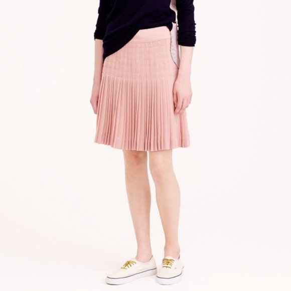 J.Crew Sz 8 Pleated Swing Skirt EUC - Picture 2 of 6